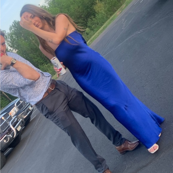 Bec and bridge moonlight strapless dress in cobalt blue (see last two photos) - Picture 4 of 4